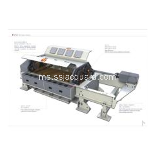 Perabot Profesional Jacquard Fabric Machine Producer